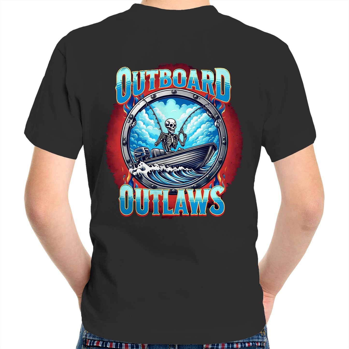 Minny Tinnys Outlaw Double Hook Up T